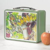 Doos met pillen en bladeren (In situ)