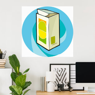 Doos met pillen poster