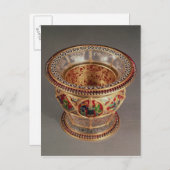 Doos met plique-a-jour en cloisonne briefkaart (Voorkant / Achterkant)