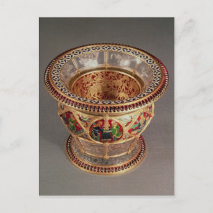 Doos met plique-a-jour en cloisonne briefkaart