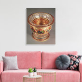 Doos met plique-a-jour en cloisonne canvas afdruk (Insitu (Woonkamer))