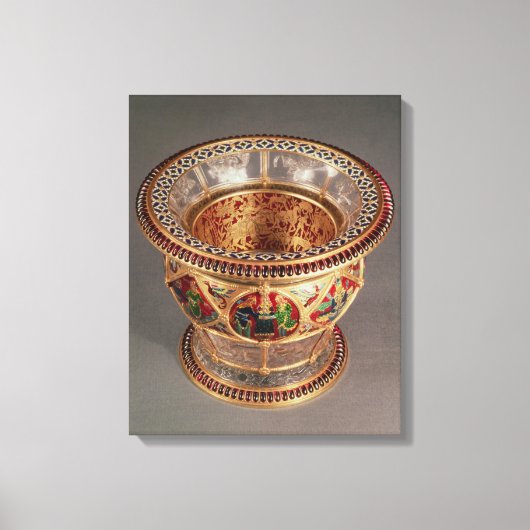 Doos met plique-a-jour en cloisonne canvas afdruk (Voorkant)