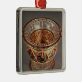 Doos met plique-a-jour en cloisonne metalen ornament (Rechts)