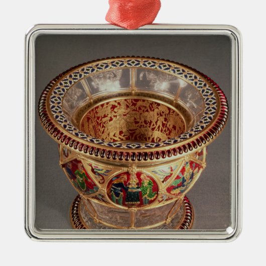 Doos met plique-a-jour en cloisonne metalen ornament (Voorkant)