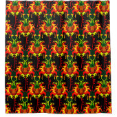 Doos met pompelkop, vergrendelingspatroon douchegordijn (Voorkant)