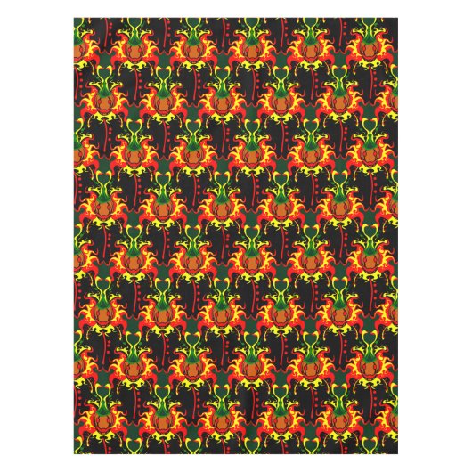 Doos met pompelkop, vergrendelingspatroon tafelkleed (Voorkant)