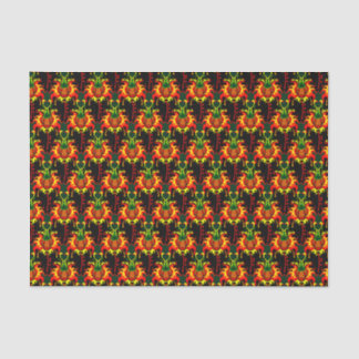 Doos met pompelkop, vergrendelingspatroon tissuepapier