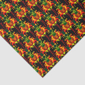 Doos met pompelkop, vergrendelingspatroon tissuepapier (Detail)