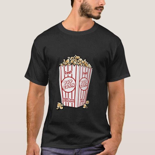 Doos met Popcorn T-Shirt (Voorkant)