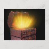 Doos met schatten briefkaart (Voorkant)