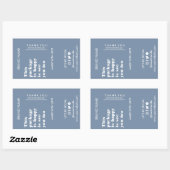 Doos met sluitringen, sluitringen, verpakking rechthoekige sticker (Vel)