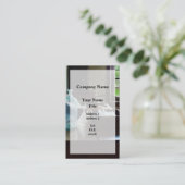 Doos met testbuizen visitekaartje (Staand voorkant)