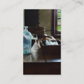 Doos met testbuizen visitekaartje (Achterkant)