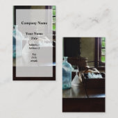 Doos met testbuizen visitekaartje (Voorkant / Achterkant)