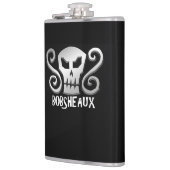 Doos met vinylwikkel heupfles (Links)