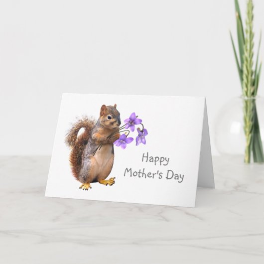 Doos met Violet Moederdag Card Kaart (Voorkant)