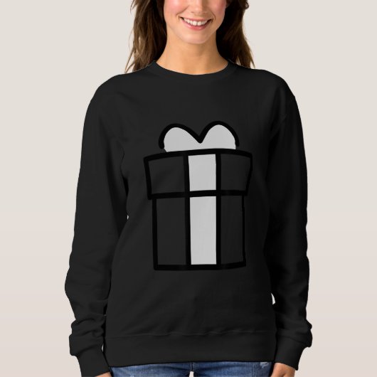Doos met witte strik trui (Voorkant)