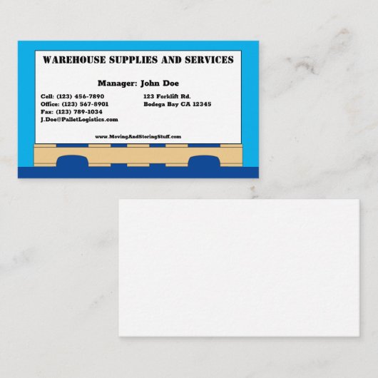 Doos op standaard pallet, 3,5 x 2,0-inch Visitekaa Visitekaartje (Voorkant / Achterkant)