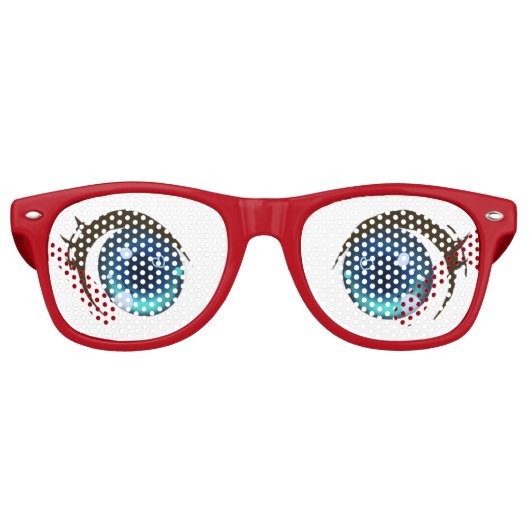 Doos Open Round Eyes Retro Zonnebril (Voorkant)