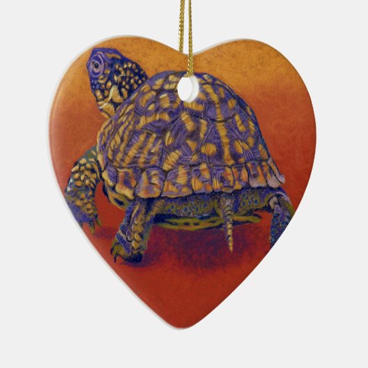 Doos, schildpad keramisch ornament (Rechts)