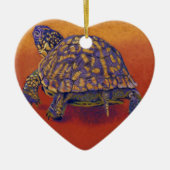 Doos, schildpad keramisch ornament (Voorkant)