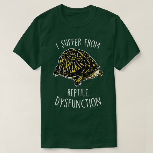 Doos schildpad reptielendisfunctie t-shirt (Design voorkant)