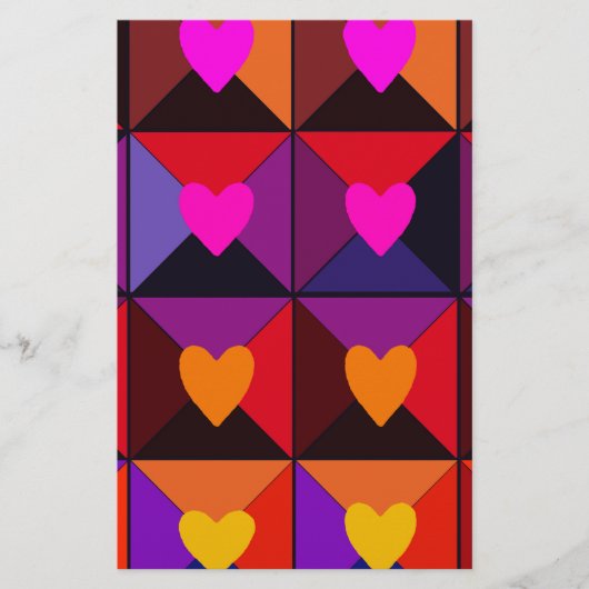 Doos valentijnskaarten briefpapier (Voorkant)