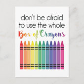 Doos van boeien briefkaart (Voorkant)