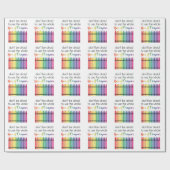 Doos van boeien cadeaupapier (Vlak)