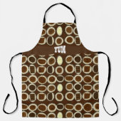 Doos van Chocolate Joy Fun Illustrated Snoep Art Schort (Voorkant)