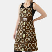 Doos van Chocolate Joy Fun Illustrated Snoep Art Schort (Insitu)