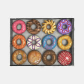 Doos van Doughnoten Fleece Deken (Voorkant (Horizontaal))