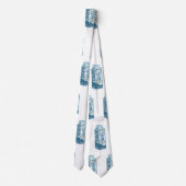 Doos van geitenmelk stropdas (Achterkant)