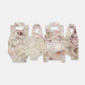 Doos van Rozen Gable Box Wedding Favors Bedankdoosjes (Uitgevouwen)