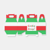 Doos voor "Cookie Swap" Bedankdoosjes (Uitgevouwen)