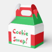 Doos voor "Cookie Swap" Bedankdoosjes (Voorkant Zijde)