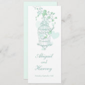 Doos voor een bruine vogelkooi menu (Voorkant / Achterkant)