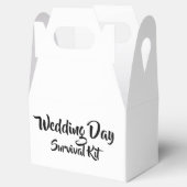 Doos voor overlevingsdag van de bruiloft bedankdoosjes (Geopend)