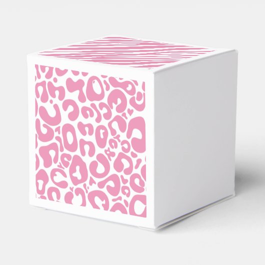 Doos voor partijdieren | Dierlijke feestdieren Bedankdoosjes (Achterkant)