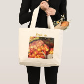 Doos - Vruchten, enz. Grote Tote Bag (Voorkant (product))