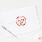 Doos wat taart met taart dag Stickers (Envelop)