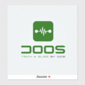 DOOS ZAZZLE STICKER (Vel)
