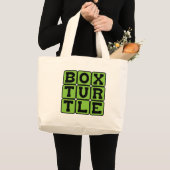 Dooschildpad, Gepantserd reptiel Grote Tote Bag (Voorkant (product))