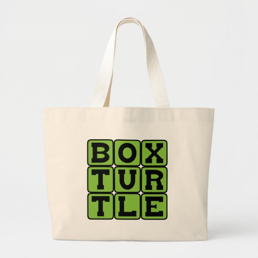 Dooschildpad, Gepantserd reptiel Grote Tote Bag (Voorkant)