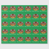Doosje gedecorbeerd voor kerstpapier cadeaupapier (Vlak)
