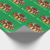 Doosje gedecorbeerd voor kerstpapier cadeaupapier (Hoek)