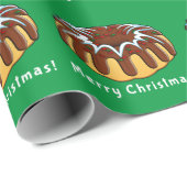 Doosje gedecorbeerd voor kerstpapier cadeaupapier (Rol Hoek)