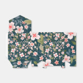 Doosje met lint in de vorm van een klein tentje (b (Uitgevouwen)