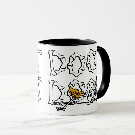 Doot Doot Skelet Mok (Voorkant rechts)