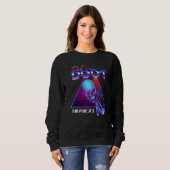 Doot Mr. Skeltal Synthwave Retro Meme Streetwe Trui (Voorkant volledig)